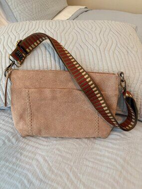 The Sak Handbag Melrose in Mushroom Suede